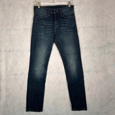 Levi's Jeans Mens 28x30 510 Skinny Fit Dark Blue Good Stretch Denim