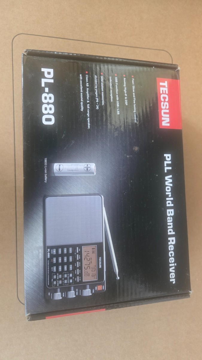 Tecsun PL880 Portable Digital PLL Dual Conversion AM/FM Longwave