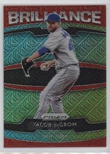 2020 Panini Prizm Brilliance Red Mojo Prizm 78/149 Jacob deGrom #B-1 10no