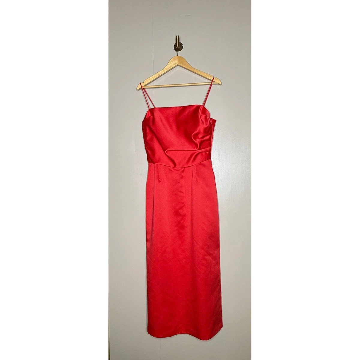 Red Satin Formal Vintage Dresses for Women for sale | eBay