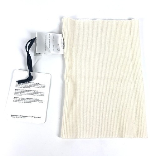 MONCLER neck warmer Snood Accessories Scarf wool White - Bild 5 von 10