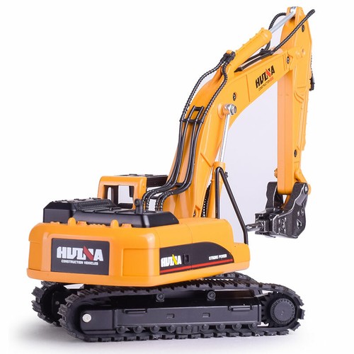 1:50 Drill Excavator Toy Model Metal Diecast Vehicle Construction Equipment - Picture 4 of 8