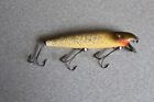 Very Nice Vintage Pflueger Palomine 5003 Minnow, Wood, Glass Eyes