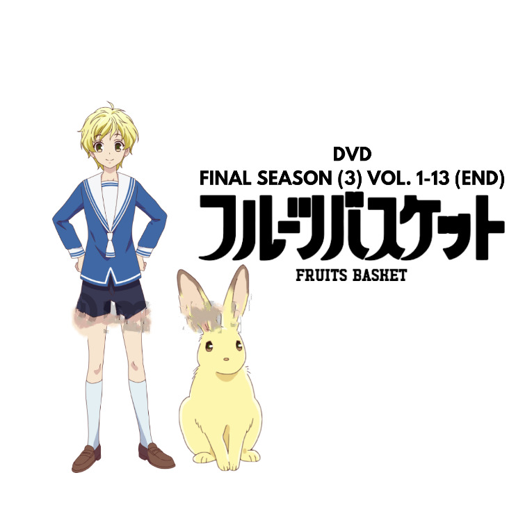 DVD Anime Fruits Basket The Final Season 3 TV Series (1-13 End) English Dub  for sale online