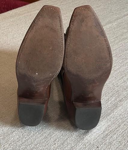 STUNNING LUCCHESE 1883 WESTERN COWBOY BOOTS - SIZE UK 5.5 (US SIZE 7.5B) - Picture 11 of 18