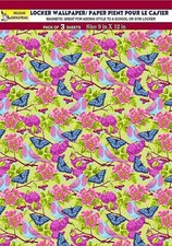 Magnetic Locker Wallpaper Made in USA - Pack of 3 Sheets vb030