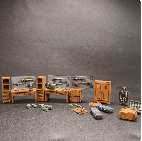1/72 Weapons Studio Model Scenery Sandbox Firearms Model 3D Printing ...