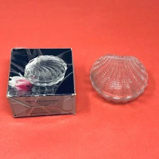 Vetreria di Borgonovo Italy 2 Piece Ashtray Glass Shell Design