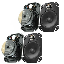 4x INFINITY KAPPA 64CFX 4"x6" 360 WATT 2-WAY PLATE SPEAKERS 4"x 6"
