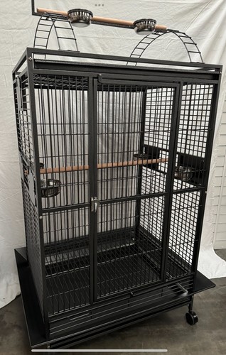 Parrot-Supplies DeSantis Premium Play Top Macaw Parrot Cage - Antique, - Picture 2 of 10