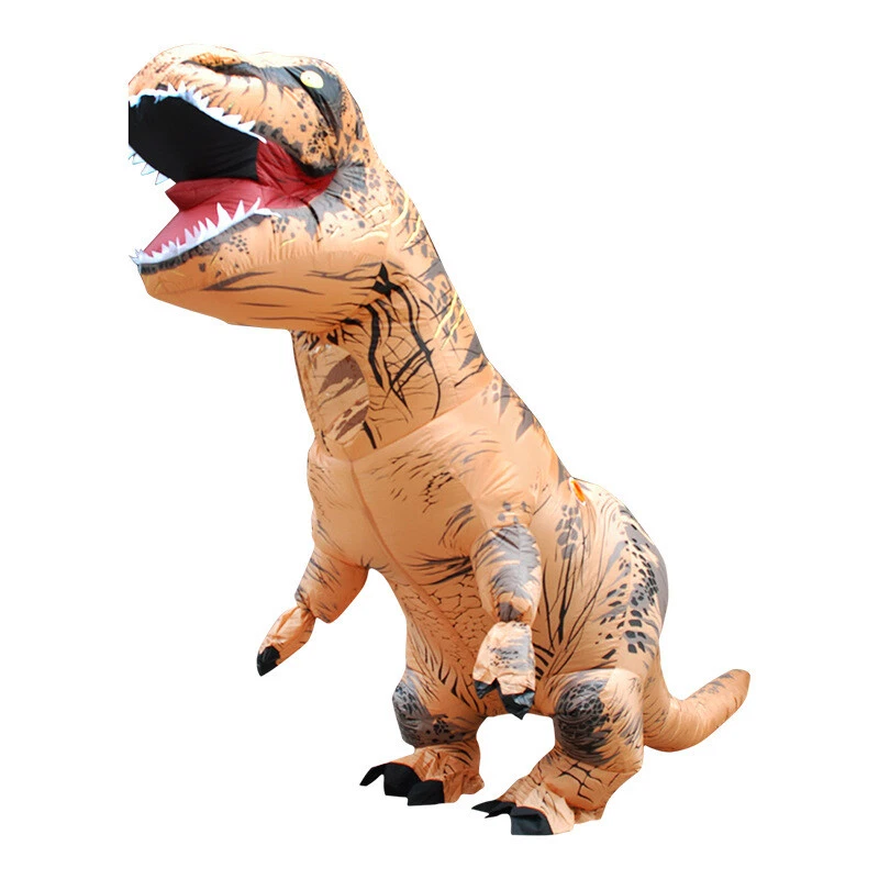 T-REX Dinosaur Inflatable Costume Adult Suit Outfit For Halloween Cosplay Party - Image 3 of 4