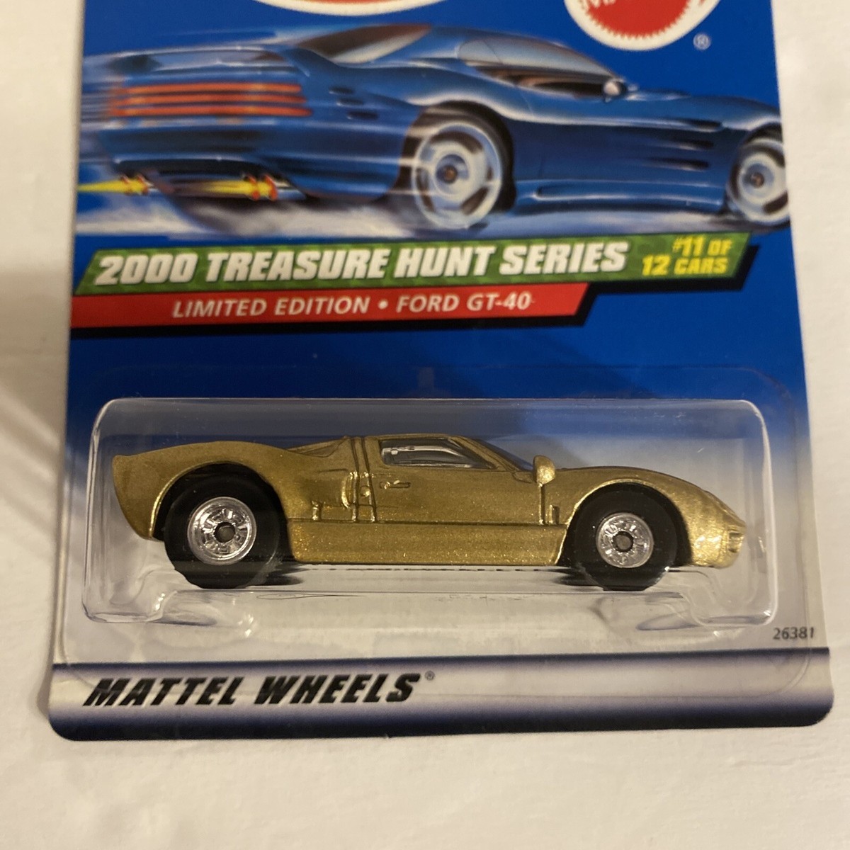 2000 Hot Wheels Treasure Hunt Series Limited Edition Ford GT-40 11/12