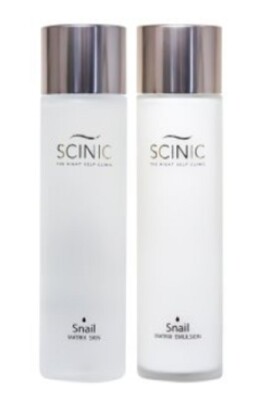 Scinic Snail Matrix Skin 150ml Lotion 150ml Set Moisture Anti wrinkle Elastic