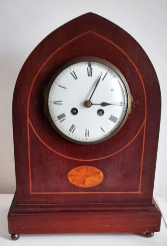 ANTIQUE MANTLE CLOCK FOR SPARES OR REPAIR