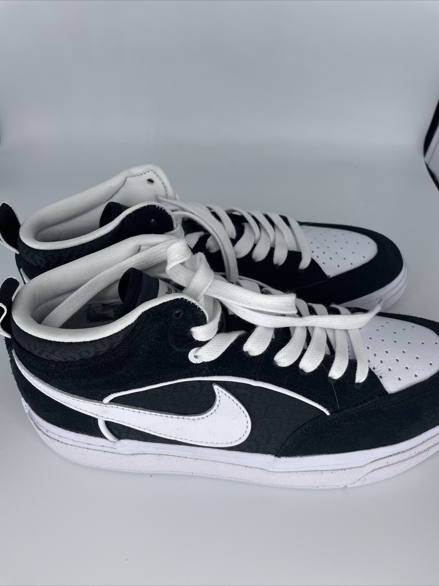 Nike SB React Leo Black/White SBリアクトレオ Nike SB React Leo White & Black Skate Shoes | Zumiez