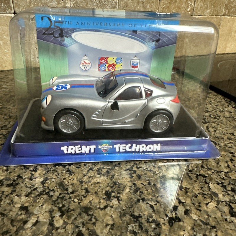 Trent Techron Limited Edition 25th Anniversary Chevron Sports Car Silver NEW