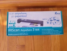 IRIScan Anywhere 3 WIFI Mobile Scanner OCR Software Office Paperless