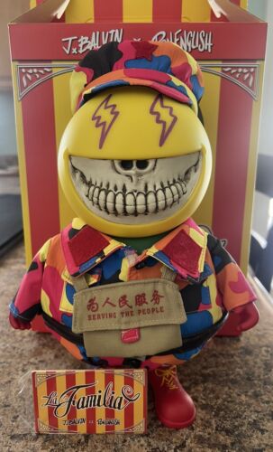 Ron English J Balvin Mindstyle Popaganda La Familia Figure Brand New ~FREE SHIP~