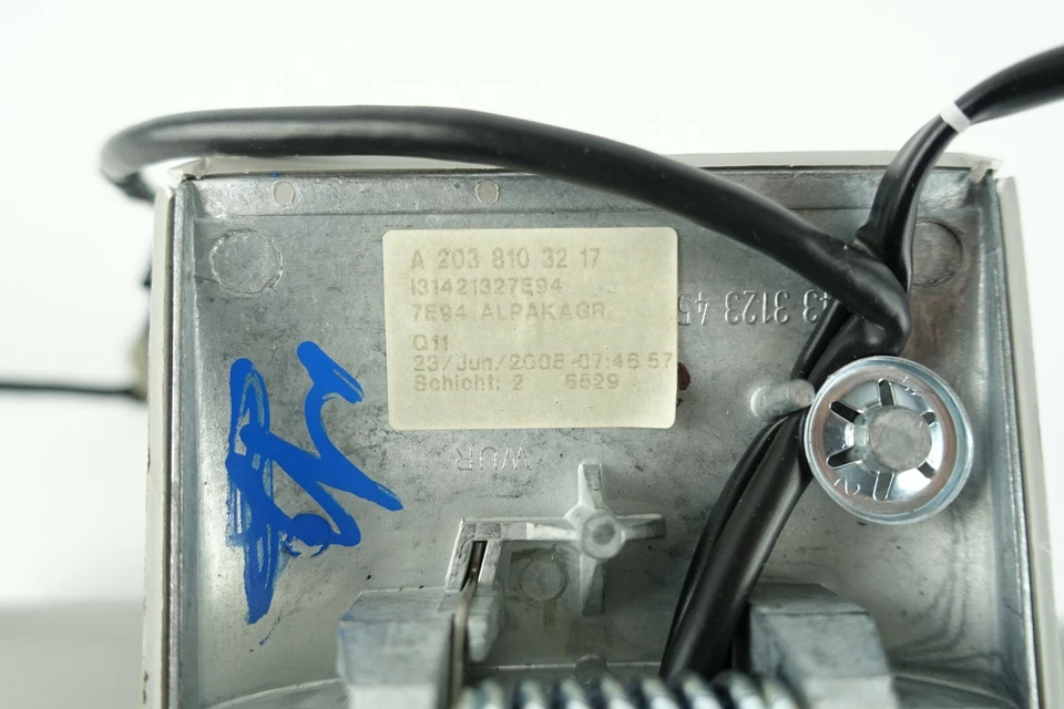 Серое зеркало заднего вида 2006 07 Mercedes-Benz C230 C280 C350 Autodim Homelink от оригинального производителя - Изображение 4 из 4