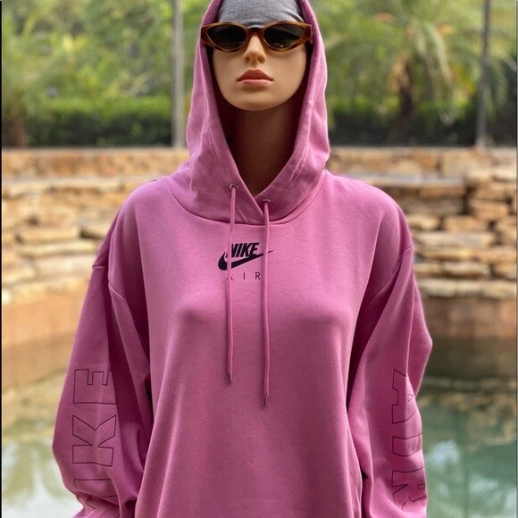 NWT Women's Nike Sportswear Nike Air Fleece Hoodie Plus Size 1X MSRP $75