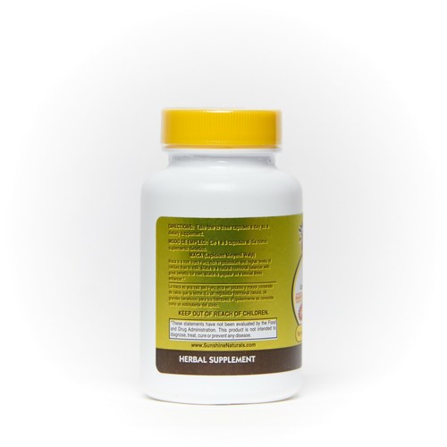 Sunshine Naturals Maca Root 60 Capsules Made in the USA - Picture 7 of 7