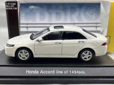 🇺🇦 1:43 Honda Accord 2002 7th White Ebbro 1/43 CL7 | eBay