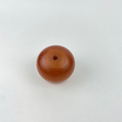 Perla di bachelite Faturan Butterscotch africana vintage - grande cupola ovale 24 g - Foto 14 di 23