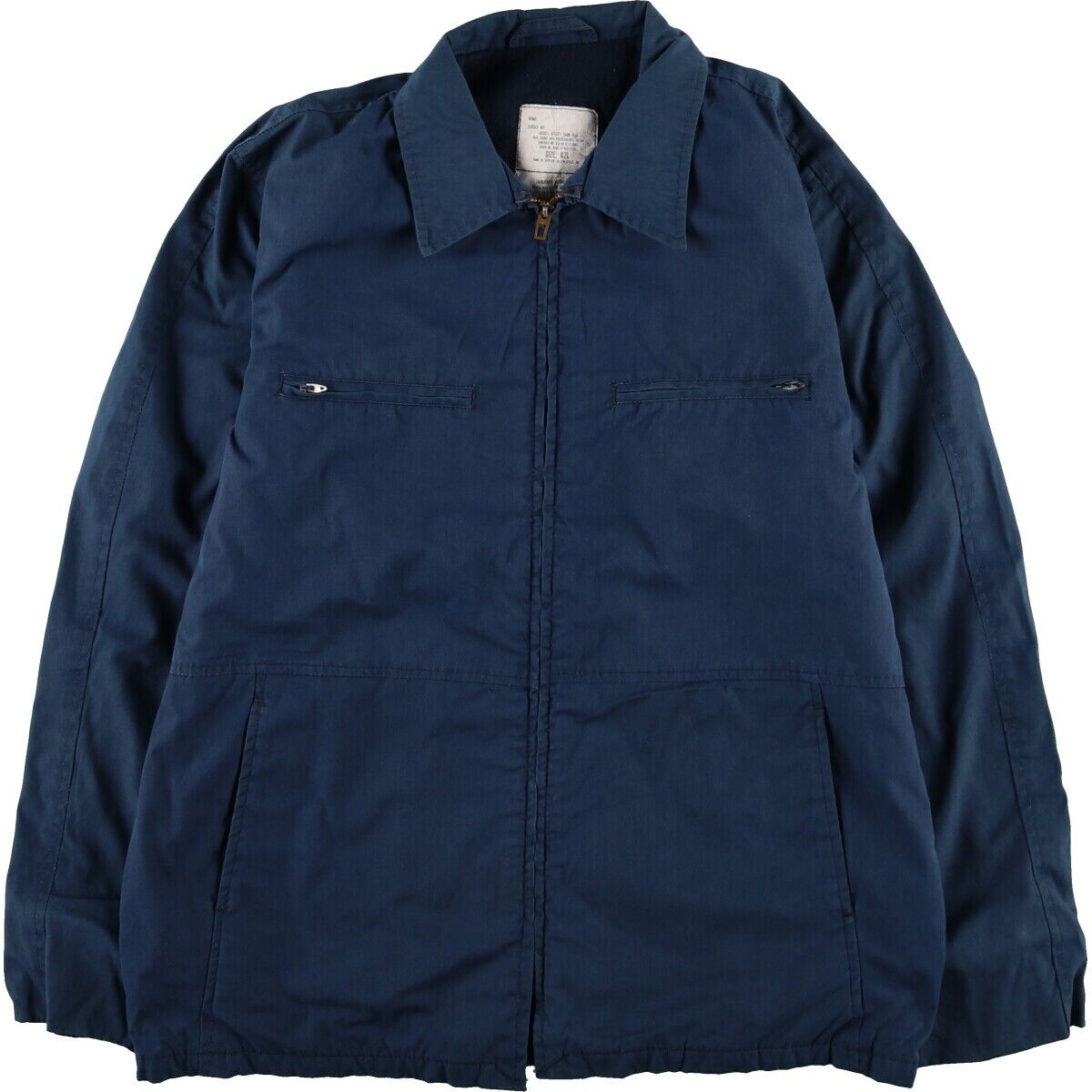1980'S US Navy Military Utility Jacket Made in USA 42L Men's 1980'S US Navy Military Utility Jacket Made in USA 42L Men's