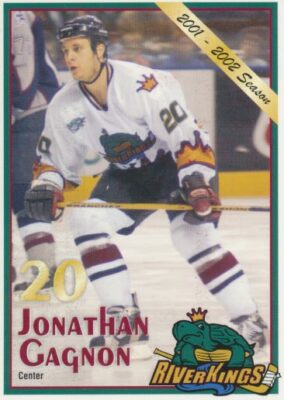 2001-02 Memphis RiverKings Teamset #20 JONATHAN GAGNON