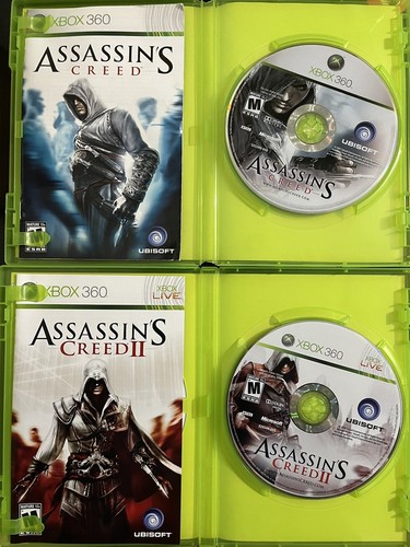 Assassin's Creed 1 y 2. Probado - Funciona - Ambos CIB con Manuales Xbox 360 - Imagen 2 de 3