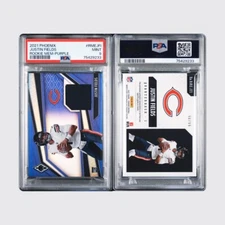 2021 Phoenix Justin Fields # RMEJF1 Rookie Patch Purple /99 PSA 9 **POP 2**