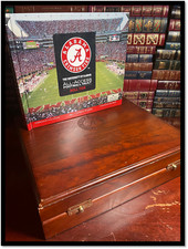 NICK SABAN SIGNED Alabama Football All Access Vault Limited 1/2500 Wood Case