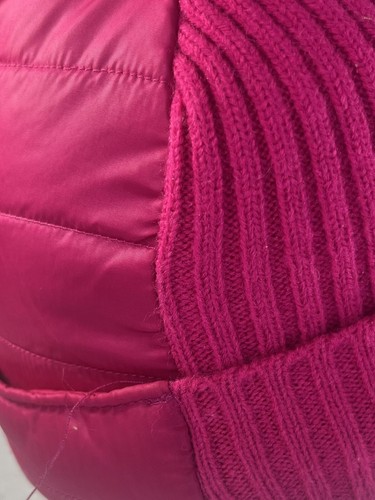 Swiss Tech Beanie Hot Pink Cold Weather Beanie Faux Fur Pom Pom Size S-M/CH-M - Picture 8 of 13