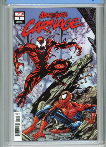 Absolute Carnage #1 (Marvel 2019) | 9,8 casi nuevo/nuevo | Bagley 1:100 error de fabricación - Imagen 3 de 6