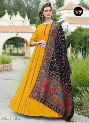 women anarkali gown