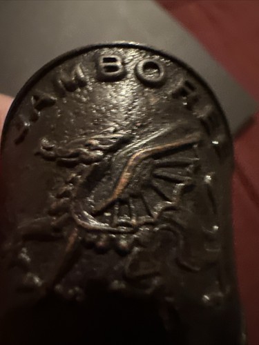 Cymru Wales UK Boy Scout Jamboree Neckerchief Slide Or Ring, Vintage - Bild 2 von 5