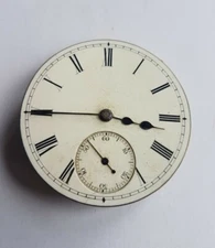 Vintage G.V. Brooks Pocket Watch Movement For Repairs 