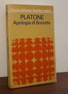 Platon: Apologie des Sokrates (Kleine Philosophische Bibliothek Laterza Nr. 1, 1987)