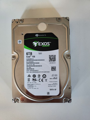 Seagate 6TB, Internal, 7200RPM, 3.5" (ST6000NM0115) Hard Drive
