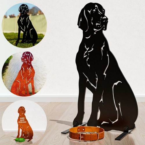 Personalised Dog Garden Memorial for 30 Breeds Stone Grave Marker Plaque Statue - Picture 11 of 128