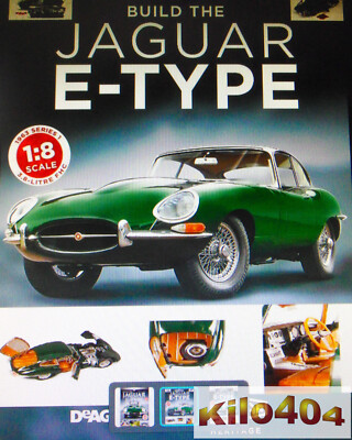 Jaguar E-Type   Bauteile Nr. 1-100   NEU   OVP   DeAgostini   Modelspace  
