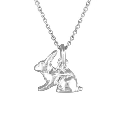 Collier Pendentif Gland Argent Sterling 925 Et Verre Violet Lucky UK