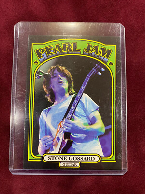 Pearl Jam Stone Gossard 2013 Wrigley Field Chicago Baseball Card - NM Condition