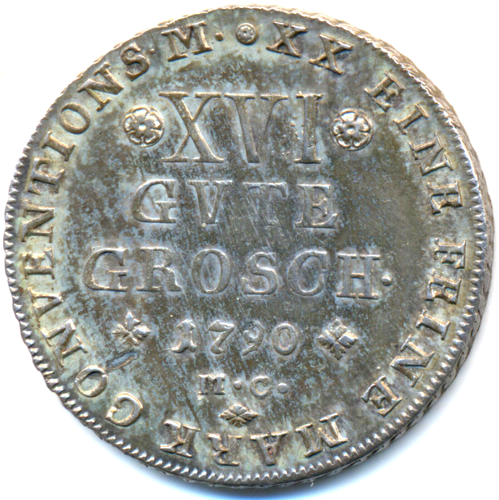 Braunschweig-Wolfenbüttel, Karl Wilhelm Ferdinand, 16 Gute Groschen 1790 MC - Bild 2 von 2