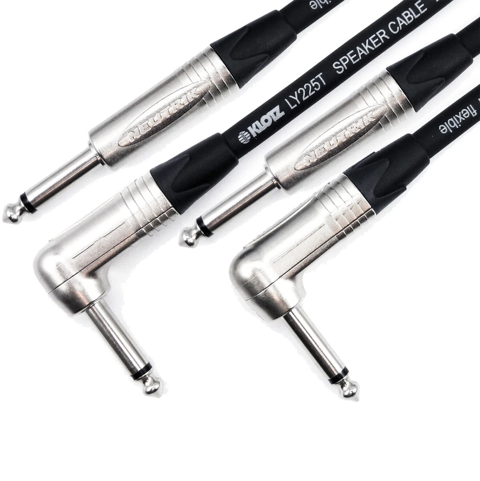 NEUTRIK Gitarrenverstärker Kopf Lautsprecher Cab Kabel Klotz LY225 Kabel 2-polig 1/4" Klinke 6,35 mm