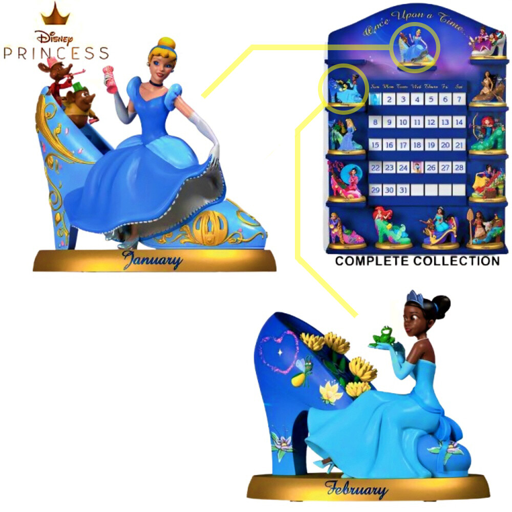 Bradford Exchange Disney Princess Calendar Issue #1: JAN-FEB