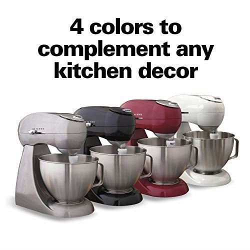 Hamilton Beach All-Metal 12-Speed Electric Stand Mixer, Tilt-Head, 4.5 Quarts, P - Picture 2 of 8