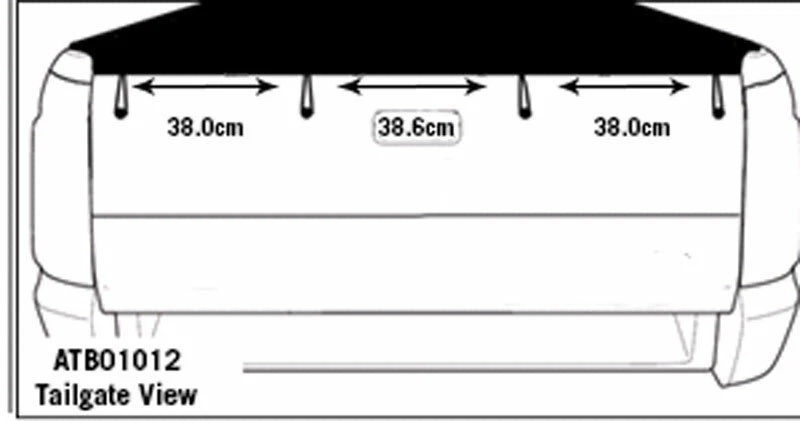 Bunji Tonneau Cover for Ford Courier & Mazda Bravo Dual Cab Ute (1999 to 2006) - image 4 of 4