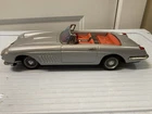 Japanese Vintage Tin Toy Car Ferrari BANDAI 4.8x3.6x12 inch Silver Battery Power