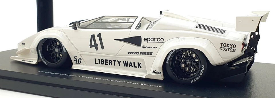 Top Speed 1/18 Scale Resin TS0600 Lamborghini Countach LBW #41 2024 Auto Saloon - Image 2 of 4